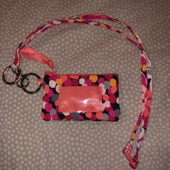 Vera Bradley Handbags - Vera Bradley ID case and lanyard